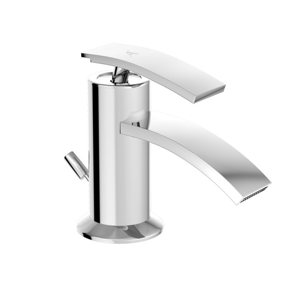 Single Lever Bidet Mixer with Popup Waste